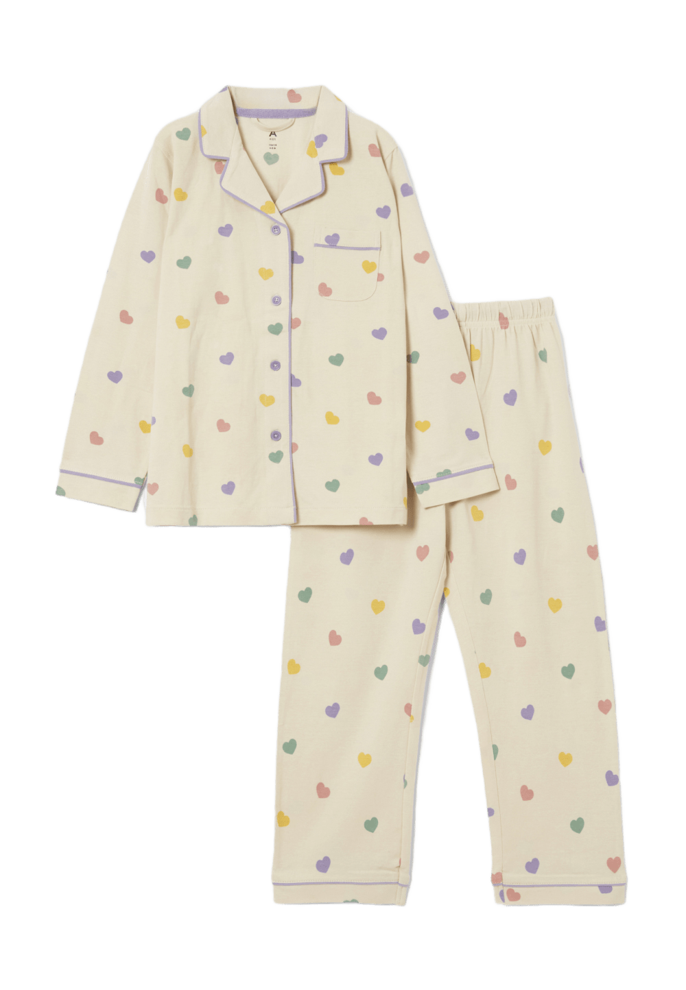 Å KIDS Mönstrad pyjamas POPPY